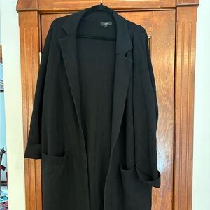 J. Crew Classic Black Open Cardigan